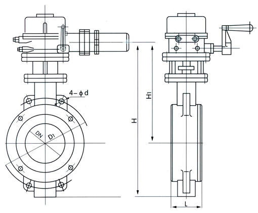 硬密封蝶阀 硬密封蝶阀